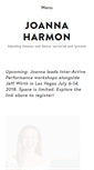 Mobile Screenshot of joannaharmon.com